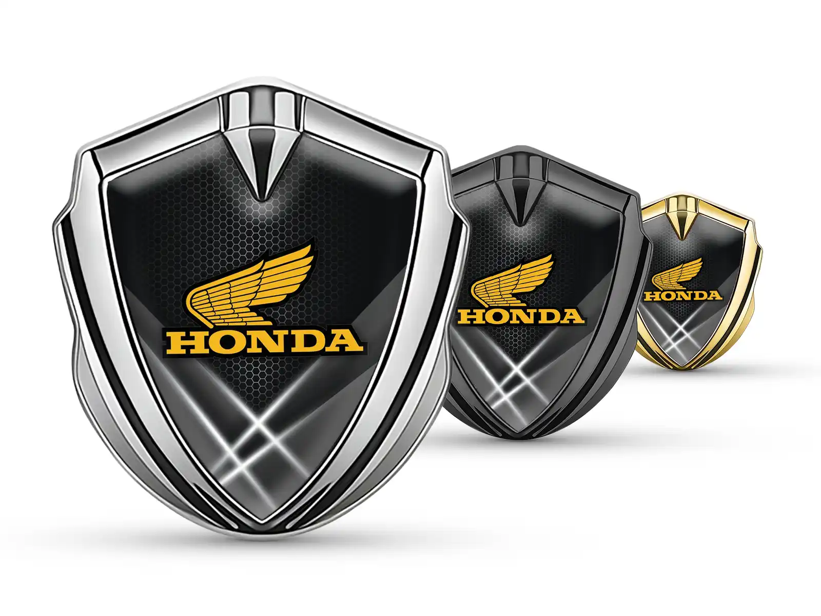 Honda Metal Emblem Badge Customizable Force Design